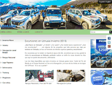 Tablet Screenshot of excursionesenushuaia.com